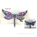 2017 Hot sale dragonfly design wall hanging with solar light